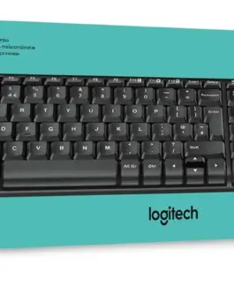 КОМПЛЕКТ МИШКА + КЛАВИАТУРА LOGITECH MK220 US – Wireless / Безжична – Black – БЕЗ БДС КИРИЛИЗАЦИЯ