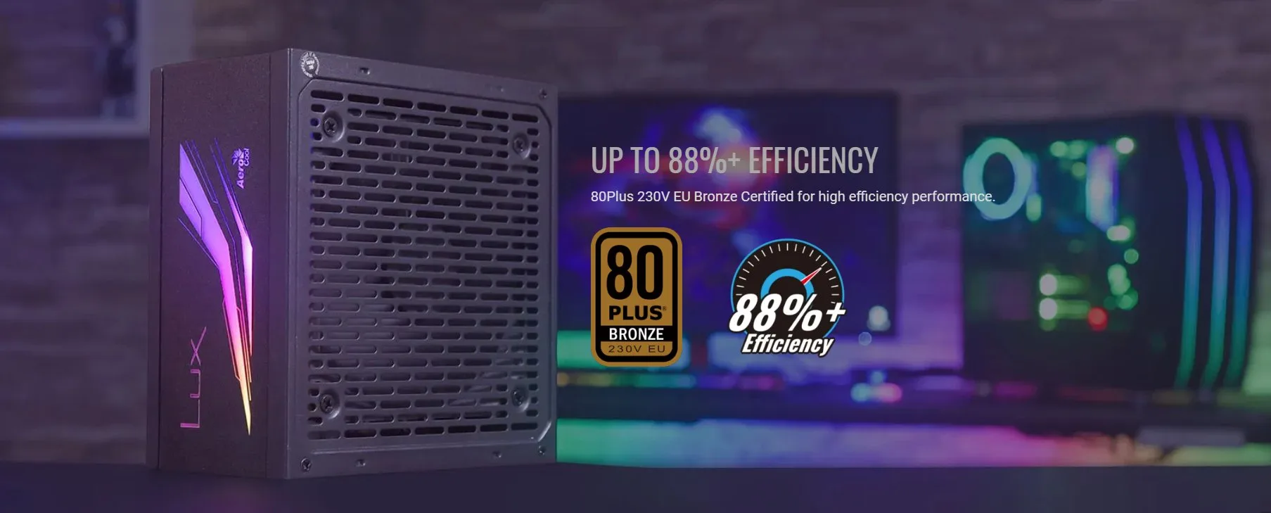 AeroCool захранване PSU LUX RGB 550W - Bronze, RGB Addressable - ACPB-LX55AEC.11 - Image 18