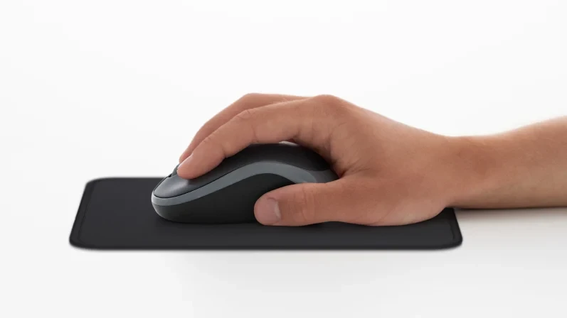 МИШКА LOGITECH M185 - Wireless / Безжична - Red - PN 910-002237 - Image 15