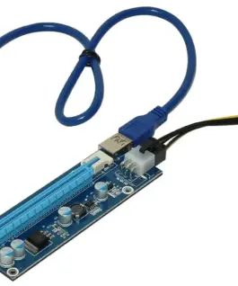 Makki Екстендер MAKKI Mining Riser PCI Express 1x to 16x – 270uf –