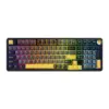 Marvo безжична механична геймърска клавиатура Wireless Gaming Mechanical keyboard Titan 98 - KG986W Black - Banana Crystal