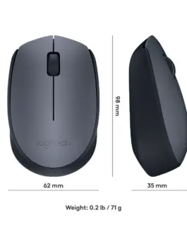 МИШКА LOGITECH M170 – Wireless / Безжична – Black – PN