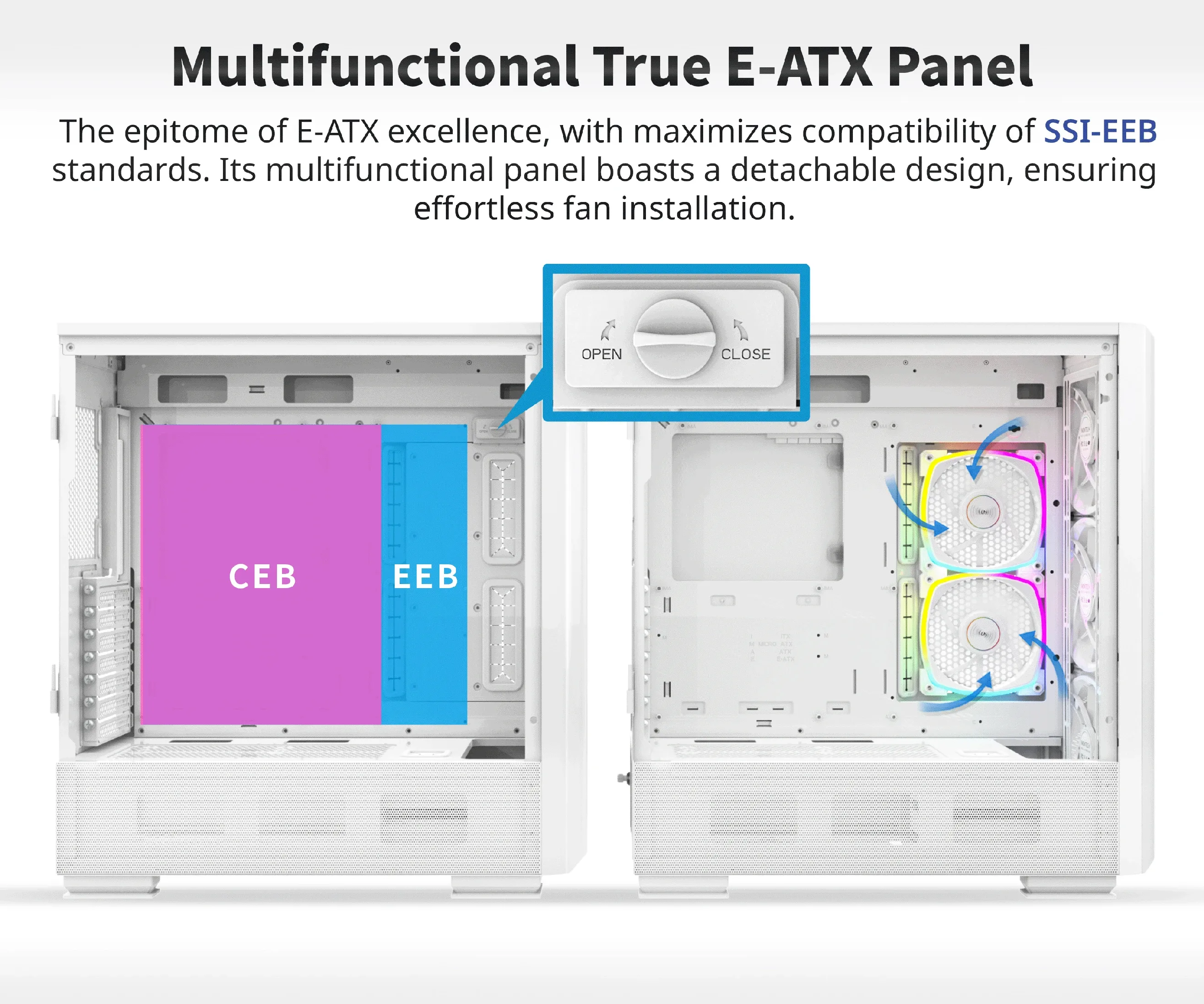 Montech кутия SKY TWO GX, Mid-tower Case, TG, 3x140mm ARGB Fans, White - Image 30