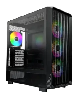 Montech кутия Case ATX - X5 (B) - 4 A-RGB fans USB-C