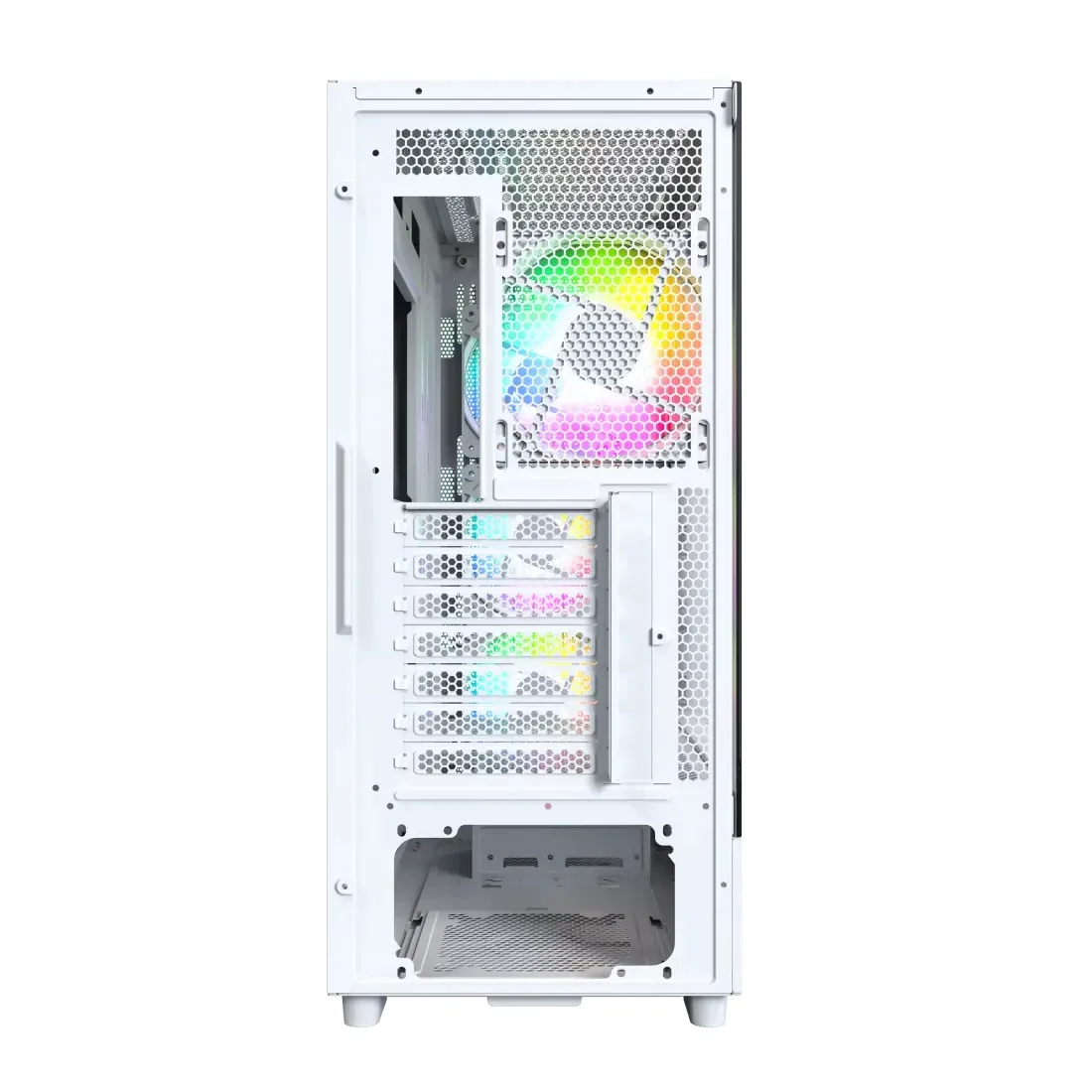 Montech кутия Case ATX - X5 (W) - 4 A-RGB fans, USB-C - Image 25