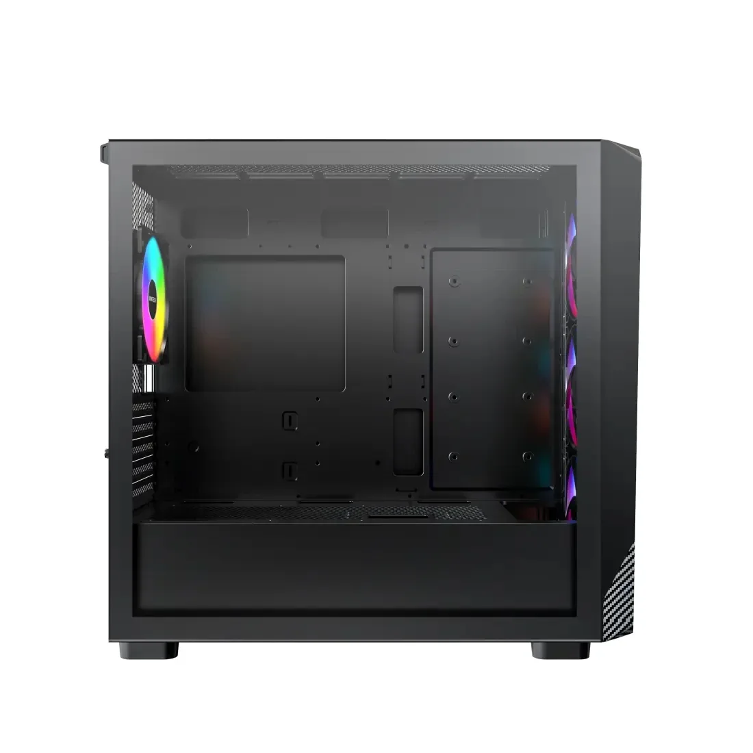 Montech кутия Case mATX - X5M (B) - 4 x 120 mm A-RGB, USB-C - Image 23