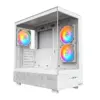 Montech кутия Case ATX - XR (W) - 3 x 120 mm ARGB Fans USB-C White