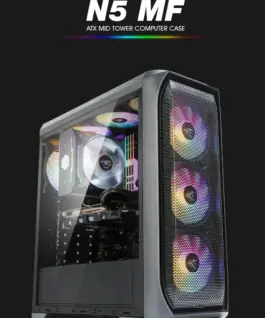 Zalman кутия за компютър Case ATX – N5 MF – 4 x 120mm Fixed