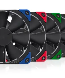 Alternative view of Noctua вентилатор Fan 120mm NF-F12 PWM Chromax.black.swap