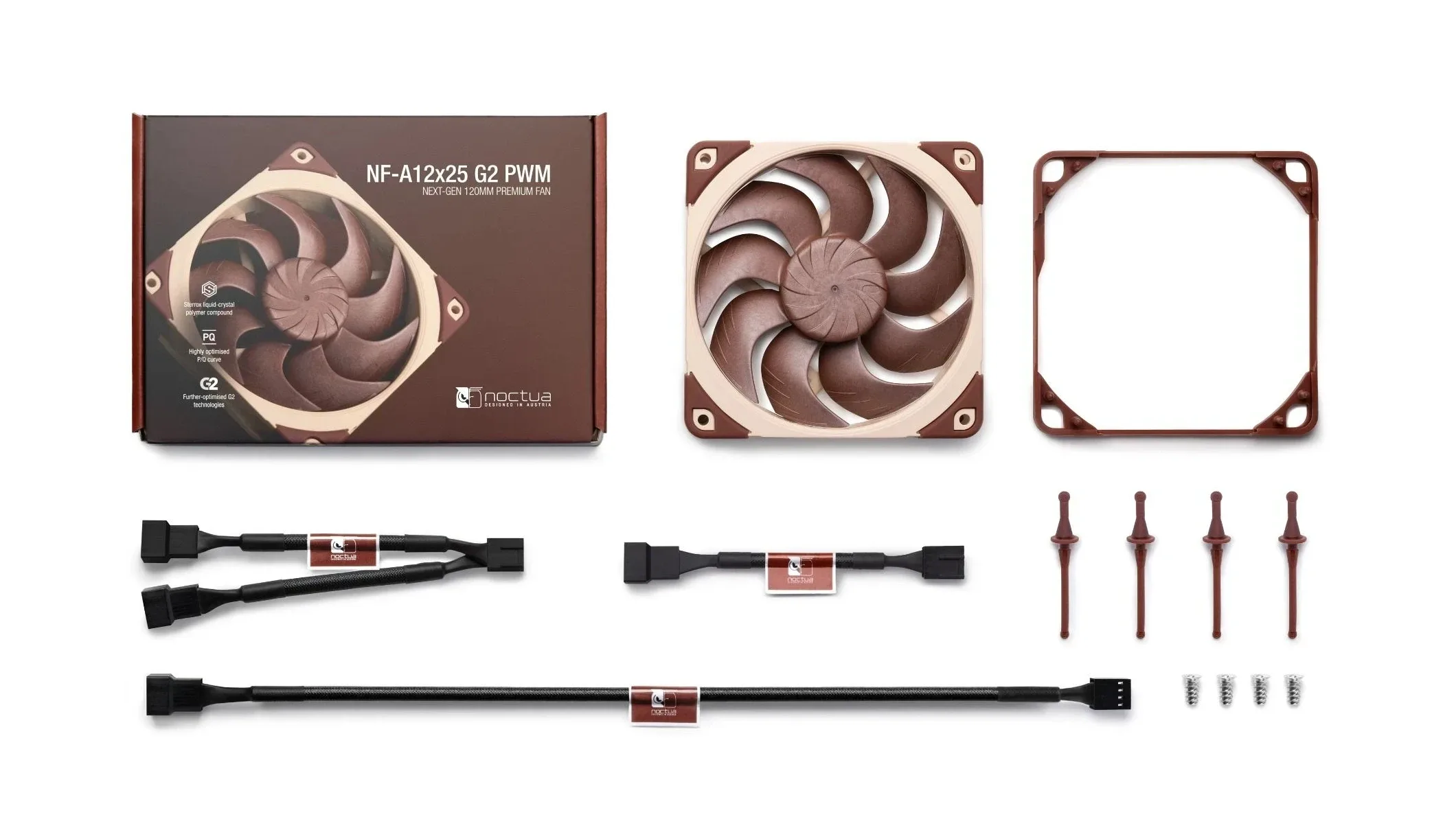 Noctua Вентилатор Fan 120mm NF-A12x25 G2 PWM - Image 29