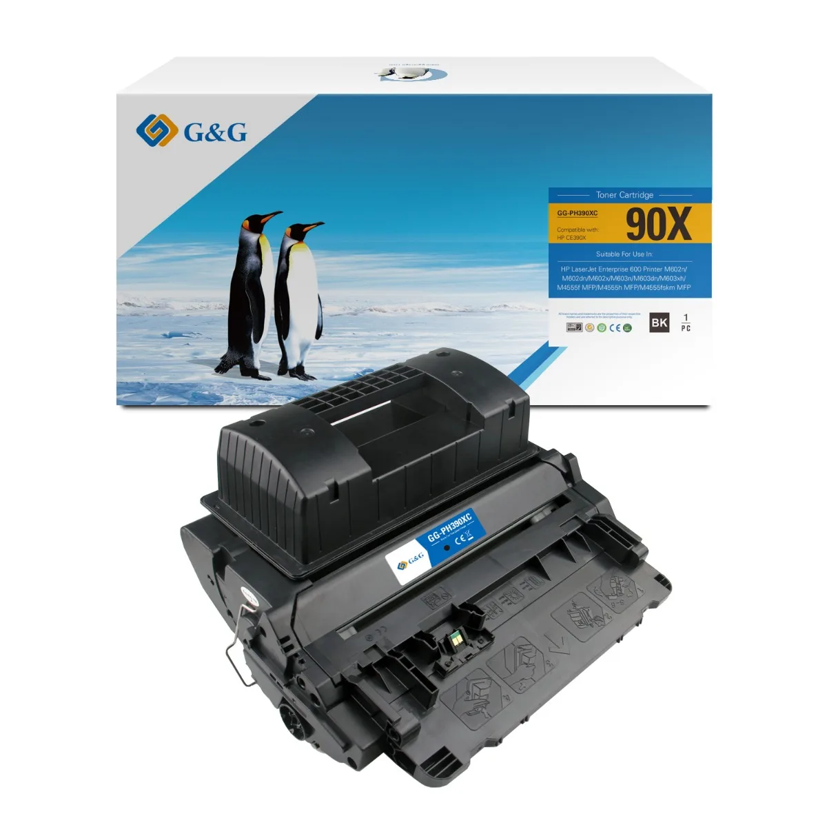 КАСЕТА ЗА HP Laserjet M602/M603/M4555 MFP series - /90X/ - CE390X - Black - PN NT-CH390XC/NT-PH390XC/PH390XCW -