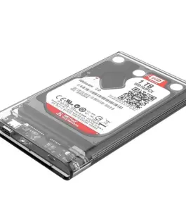 Orico външна кутия за диск Storage – Case – 2.5 inch 5Gbps Type-C Transparent –