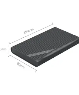 Orico външна кутия за диск Storage – Case – 2.5 inch TYPE C Black –