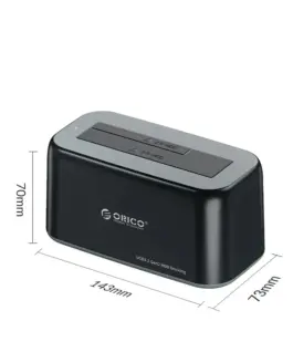 Alternative view of Orico докинг станция Storage - HDD/SSD Dock - 2.5/3.5 inch USB-C/USB-A - 6819C3-V1