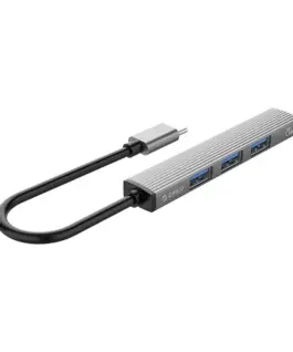 Orico хъб USB3.0/2.0 HUB 4 port – Type-C input – AH-13-GY