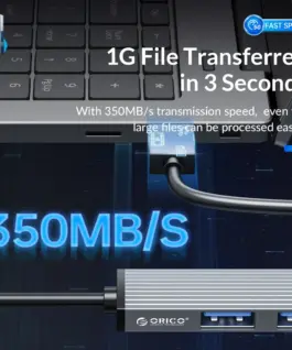 Orico хъб USB3.0/2.0 HUB 3 port + card reader