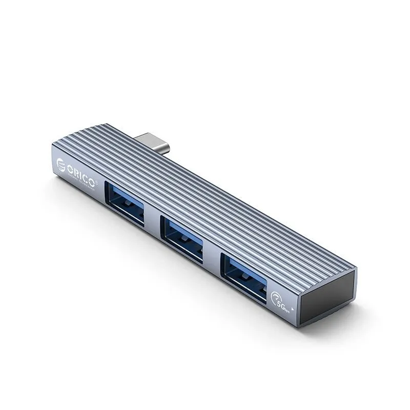 Orico хъб USB3.0/2.0 HUB 3 port TYPE C Aluminum - AH-W13-GY