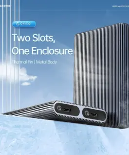 Orico външна кутия за диск Storage – Case – M.2 NVMe Dual-Bay – USB-C 10Gbps
