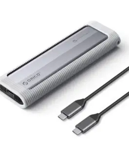 Orico външна кутия за диск Storage - Case - M.2 NVMe/SATA M/B key - USB3.1 Type-C Silicone Protective Case 10Gbps -