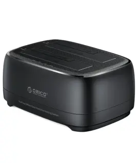 Orico докинг станция Storage - HDD/SSD Dock - 2 BAY Offline Clone 2.5/3.5 USB-C/USB-A -