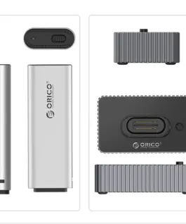 Alternative view of Orico външна кутия за диск/докинг станция Storage - Case/Docking Station - M.2 NVMe/NGFF - IT18C3-GY