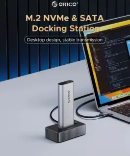 Orico външна кутия за диск/докинг станция Storage – Case/Docking Station – M.2 NVMe/NGFF –