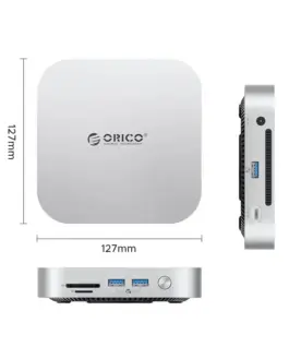 Alternative view of Orico докинг станция SSD Docking station M.2 NVMe - USB4(40Gbps) x 1, USB3.2(10Gbps) x 3, M.2 SSD x 2, SD/TF 4.0 - MiniLink M47P-EU-SV