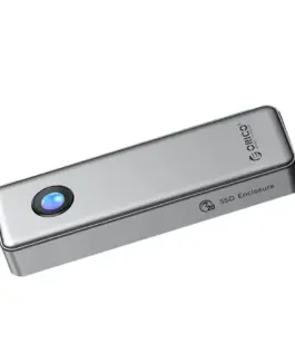 Alternative view of Orico външна кутия за диск Storage - Case - M.2 NVMe M key - USB-C/A, 20Gbps, Built-in Air Cooling, Aluminium - OUM2-G20-SV