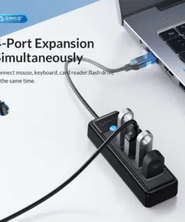 Orico хъб HUB USB3.1 Type-C 4 port – 4 x USB3.0 Black –