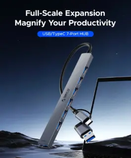 Orico хъб HUB USB-C 5 port – USB3.0 x 1