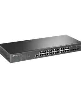 24-портов гигабит L2 управляем комутатор TP-Link JetStream TL-SG3428X с 4-SFP+ слота