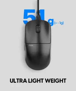 Alternative view of Pulsar професионална геймърска мишка Wired Gaming Mouse X2 Wired Size2 Black