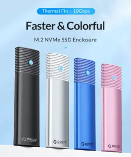 Alternative view of Orico външна кутия за диск Storage - Case - M.2 NVMe M/B key 10 Gbps Black - PWM2-G2