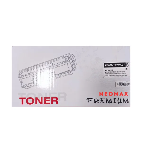 УНИВЕРСАЛНА КАСЕТА ЗА HP Laserjet Q5949A/Q7553A/CANON CRG708 (CRG-708) - /49A/ - /53A/ - Black - PN HT-Q5949A -