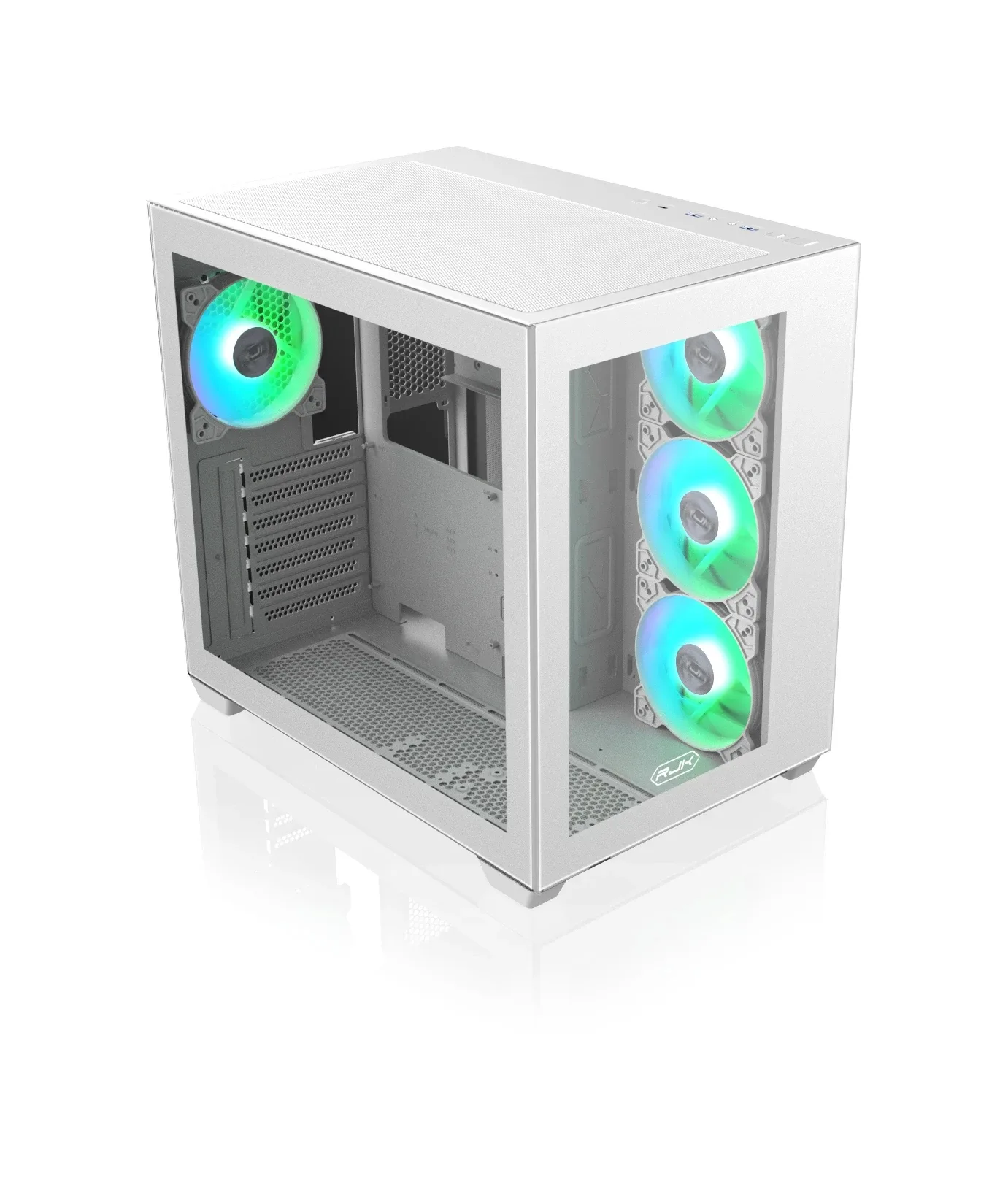 Raijintek кутия Case ATX - PAEAN C7 WHITE TG4 - Image 10