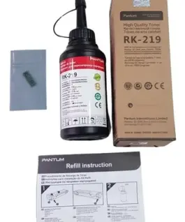 Alternative view of КОМПЛЕКТ ЗА РЕЦИКЛИРАНЕ НА КАСЕТИ PD-219 (PD219) ЗА PANTUM P2509/P2509W/M6509/M6509NW/M6559N/M6559NW/M6609NW - 1 БРОЙ ТОНЕР БУТИЛКА + 1 БРОЙ ЧИП - PN RK-219 (RK219)