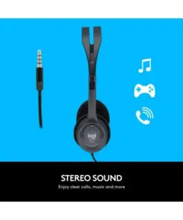 СЛУШАЛКИ LOGITECH H111 – Wired – Black – PN