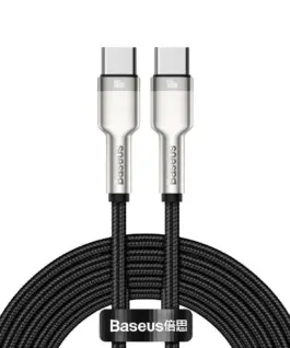 Кабел Baseus Cafule Series Type-C към Type-C 100W 2м черен