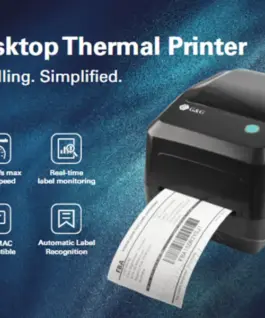 Alternative view of ЕТИКЕТЕН ПРИНТЕР - DESKTOP BARCODE PRINTER G&G - USB+Bluetooth+WiFi - PN TD-403T (TD403T)