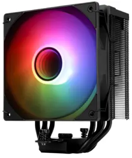 Alternative view of Thermalright охладител CPU Cooler Assassin Spirit 120 Vision A-RGB Black - LCD Display, Infinity Mirror