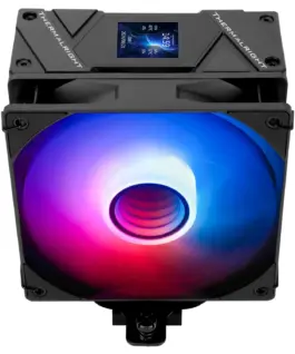 Thermalright охладител CPU Cooler Assassin Spirit 120 Vision A-RGB Black – LCD Display