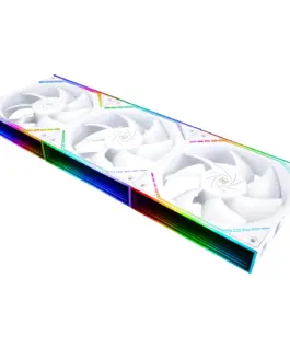 Thermalright Комплект вентилатори Fan Pack 3-in-1 3x120mm - TL-M12QW x 3 - White Infinity Mirror Daisy-Chain