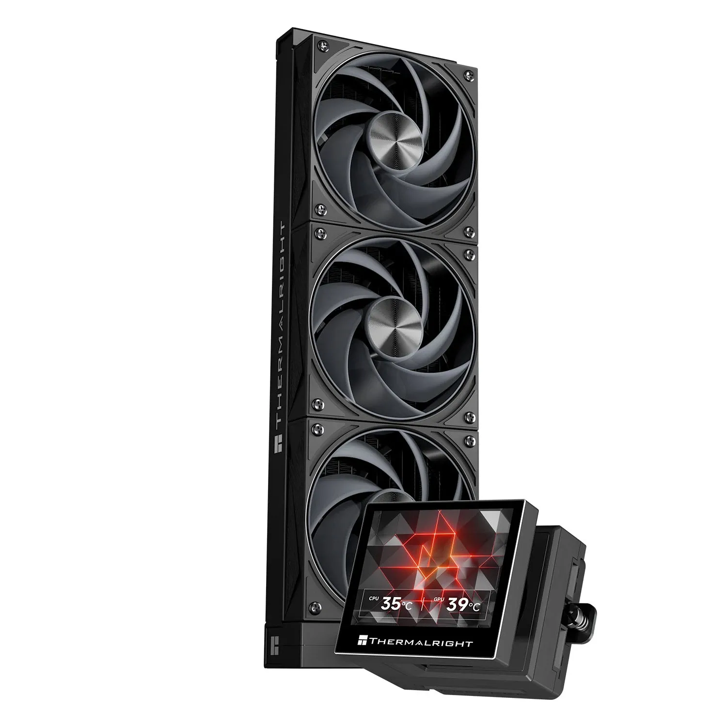 Thermalright водно охлаждане Water Cooling Stream Vision 360 Black - 3.5 inch Full Color LCD
