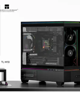 Thermalright кутия Case mATX – TL-M10 Black – 4 x 120 mm ARGB included