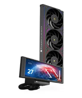 Alternative view of Thermalright водно охлаждане Water Cooling Trofeo Vision 360 ARGB Black - 6.86 inch IPS LCD Display