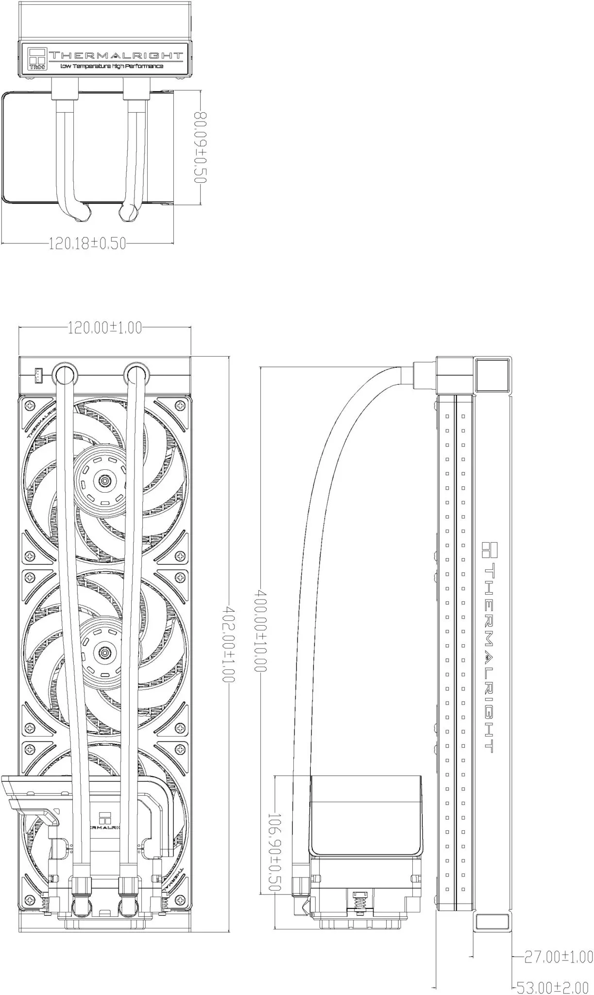 Thermalright водно охлаждане Water Cooling WONDER VISION 360 UB ARGB White - 6.67 inch Curve OLED Display - Image 6