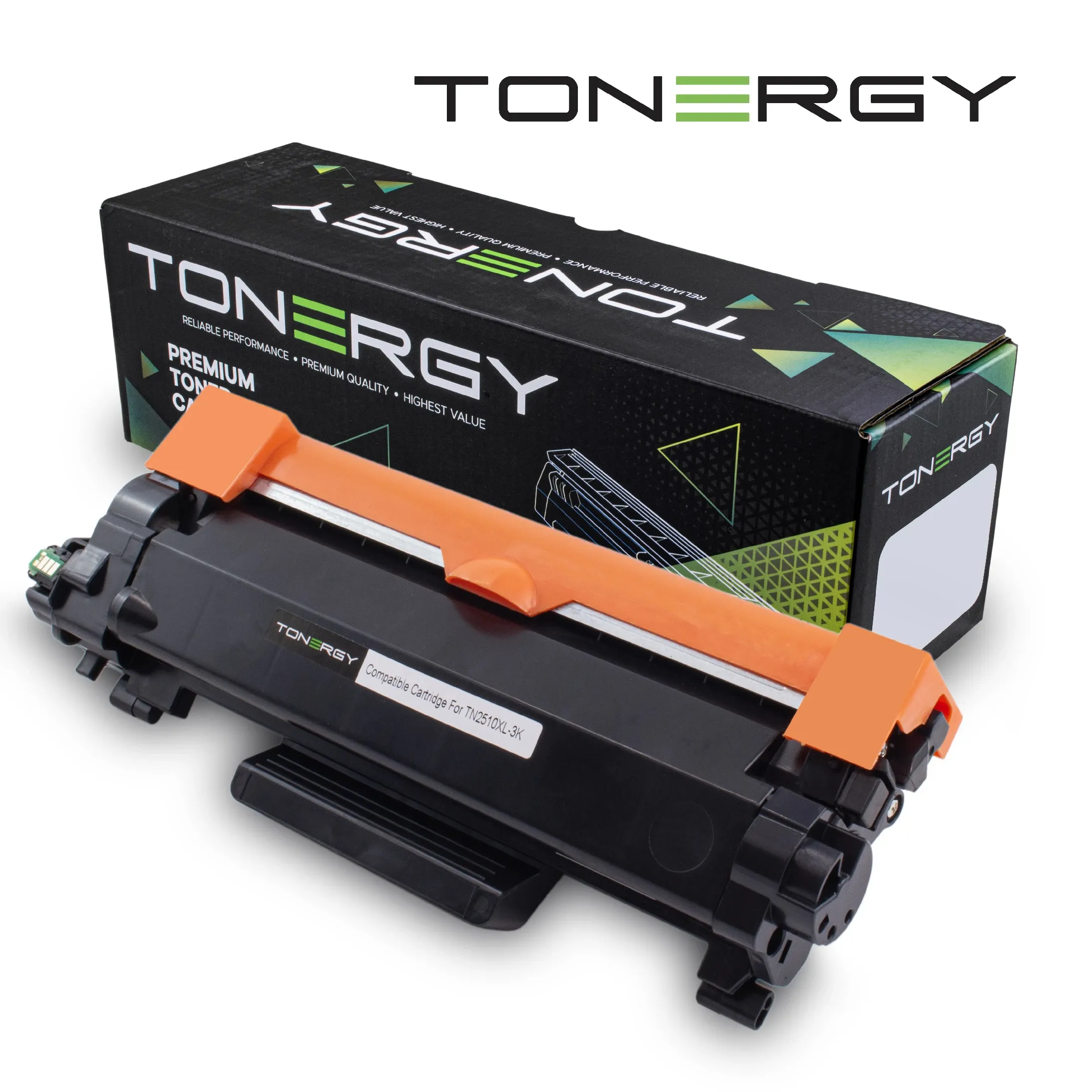 Tonergy съвместима Тонер Касета Compatible Toner Cartridge BROTHER TN-2510XL Black