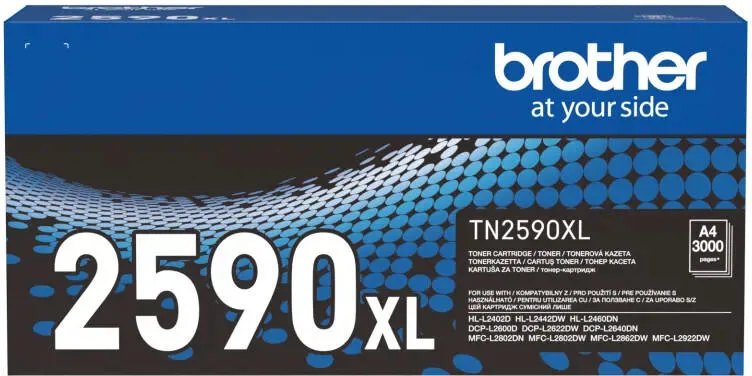 КАСЕТА ЗА BROTHER HL L2400DW/L2402D/L2442DW/L2445DW/L2447DW/L2460DN/L2865DW - HIGH CAPACITY - TN2590XL (TN-2590XL) - WIT
