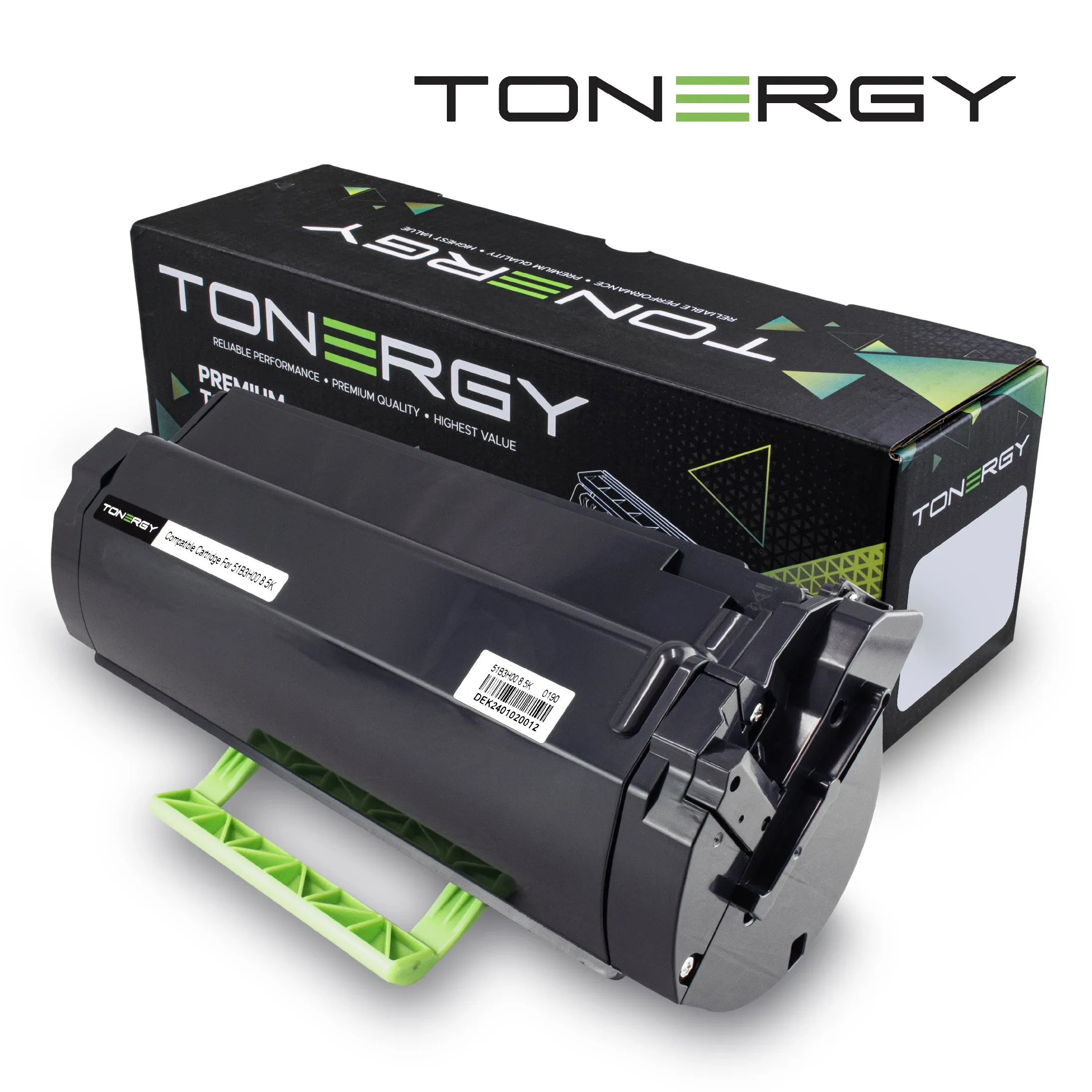 Tonergy съвместима Тонер Касета Compatible Toner Cartridge LEXMARK 51B3H00 Black High Capacity