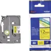ЛЕНТА ЗА ЕТИКЕТНИ ПРИНТЕРИ BROTHER ТИП TZ - 12 mm x 800 m - BLACK ON YELLOW TAPE - PN TZE631